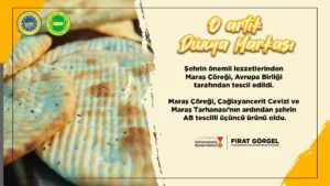 Kahramanmaraş Büyükşehir Belediyesi, şehrin en önemli yöresel lezzetlerinden Maraş Çöreği’nin
